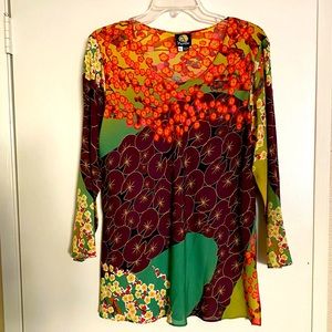 Anne Namba silk blouse. Large.